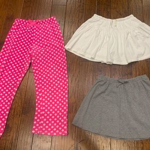 Girls Cherokee Circo Skirt PJ Pant XL 14/16 lot